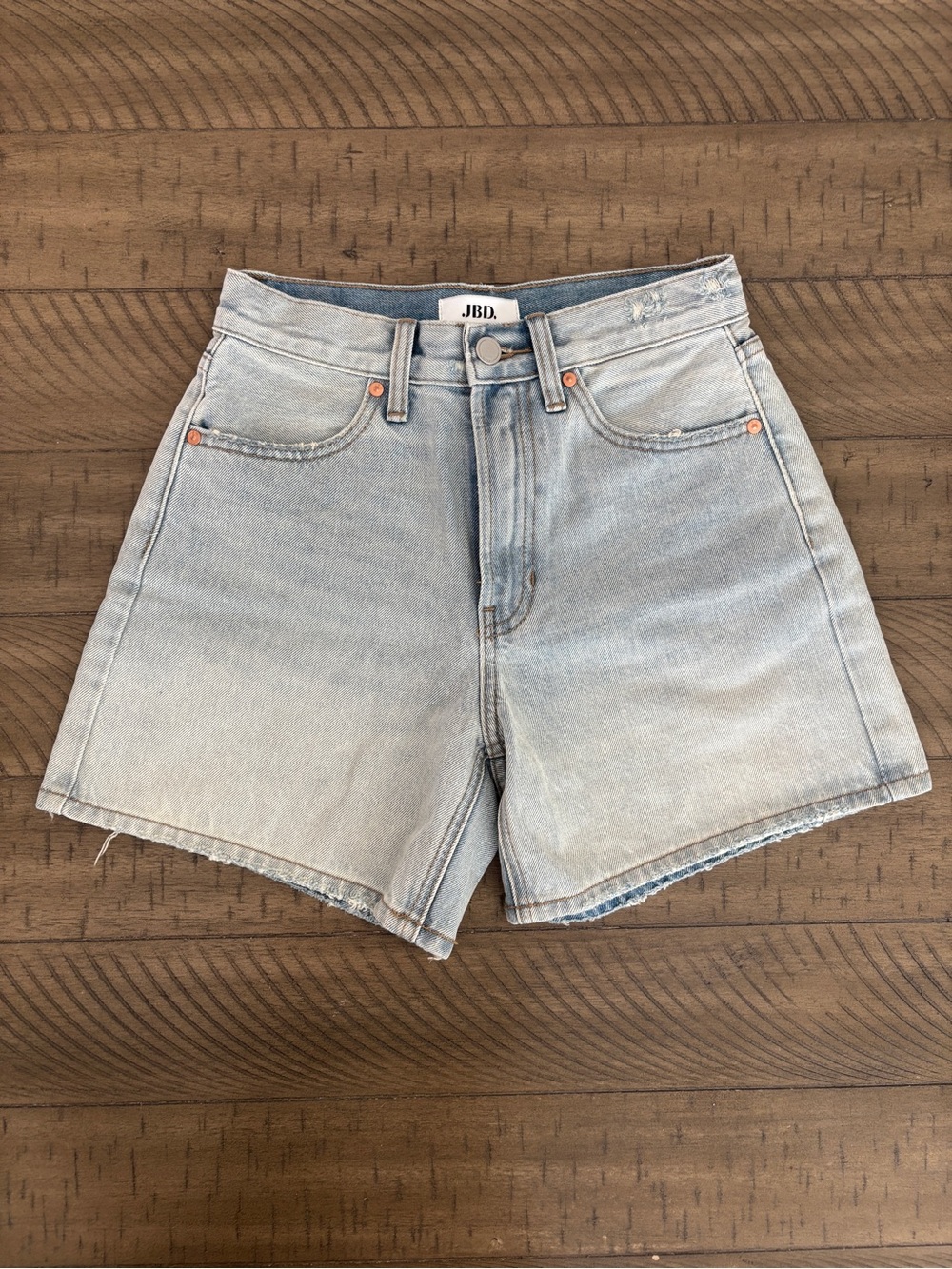 Light Wash Denim High-Rise Women's Shorts